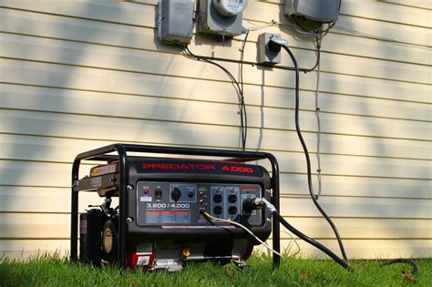 portable generators hook up your house